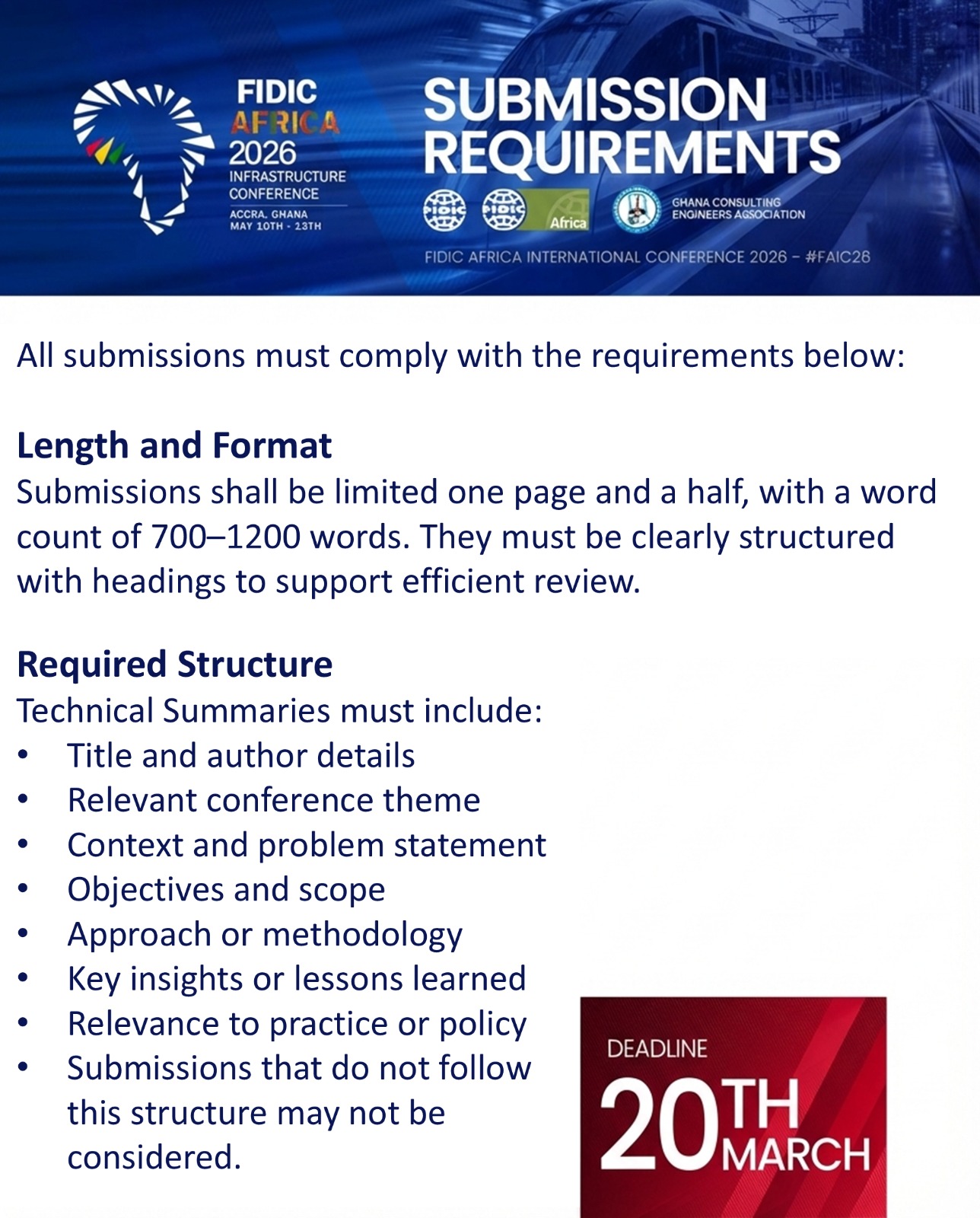 Submission Requirements